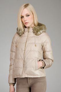 Juicy Couture  Metallic Gold Puffer Jacket for women