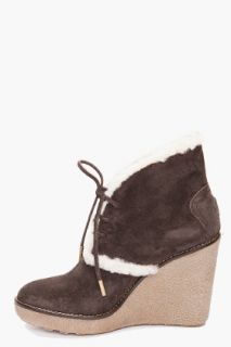 Moncler Shearling Alice Boots for women