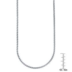 Stainless Steel 20 inch Wheat Chain Necklace