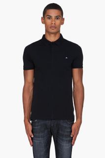 J. Lindeberg Black Rubi Polo for men