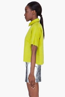 Simone Rocha Yellow Mohair T shirt for women