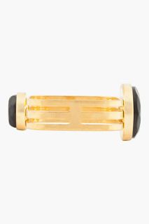 Marni Brass And Horn Geometric Bracelet for women