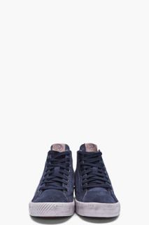 Diesel Navy Suede D 78 Sneakers for men