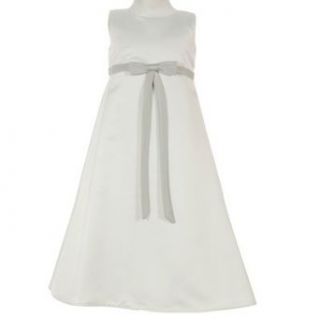Lito Girls Ivory Sage Flower Girl Dress Wedding Kids 4 12