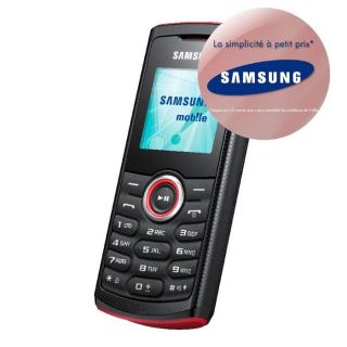 SAMSUNG SGH E2120 Rouge   Achat / Vente TELEPHONE PORTABLE SAMSUNG SGH