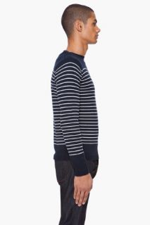 Shades Of Grey By Micah Cohen Striped Sailor Sweater for men