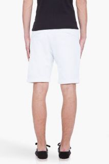 Diesel White Chi blado Sweat Shorts for men