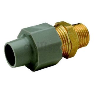 U S Brass Corp/Zurn Qest QBCA33MN 1/2 x1/2 Male Pipe Thread Adapter
