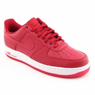 Nike Mens Air Force 1 07 Red Basketball Shoes (Size 13