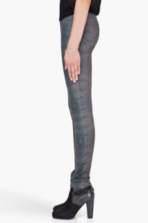 Surface To Air Marbled Grey Turtle Jeans for women