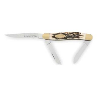 Winchester 22 41775 Folding Pocket Knife, 3 Blades, Fine
