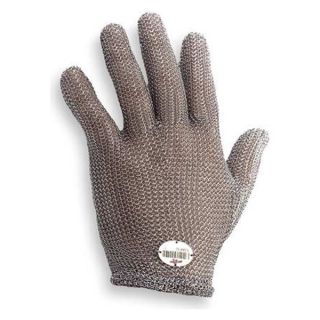 Whizard CM030004 Cut Resistant Glove, Silver, Reversible, L