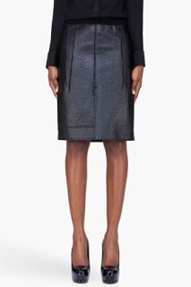 Vanessa Bruno Black Wool Bijou Skirt for women