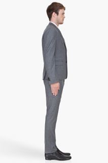 Neil Barrett Grey Wool Three Piece Suit for men