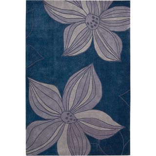 Hand tufted Blue Cosmopolitan Rug (73 x 93) Today $349.99