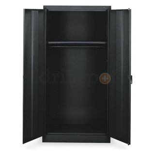 Tennsco 1471 BLACK Wardrobe Cabinet, Unassembled, Black