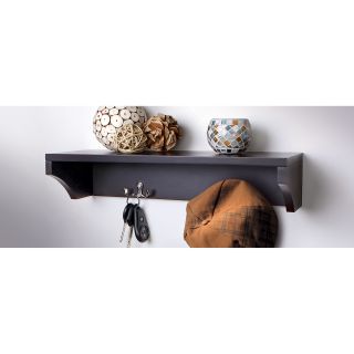Sarah Peyton Wooden Shelf with Hangers