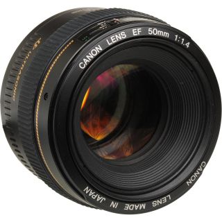 Canon EF 50mm f/1.4 USM Standard & Medium Telephoto Lens Today $399