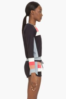 Marc By Marc Jacobs Navy Carrie Colorblock Jersey for women
