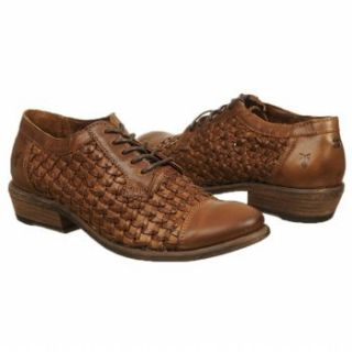 FRYE Womens Carson Woven Oxford,Cognac,7 M US Shoes