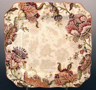 222 Fifth Gabrielle Cream Dinner Plates, Set of 4, Square