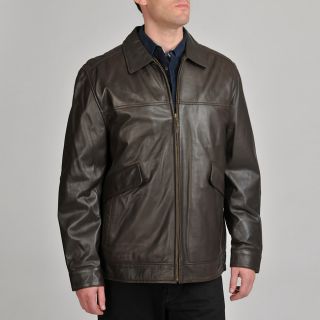 Excelled Mens Big & Tall Lamb Straight Bottom Jacket Was $154.99