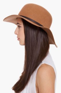 Dsquared2 Camel Wool Jennifer Hat for women