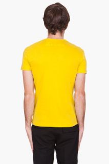 John Galliano Yellow Jersey T shirt for men