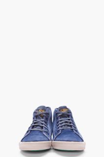 G Star Navy Suede Dash Ii Avery Sneakers for men