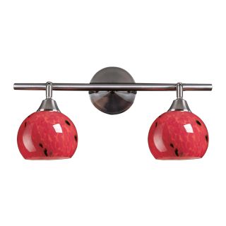 Elk Lighting Mela Collection Fire Red Glass Wall Sconce Today $33.99