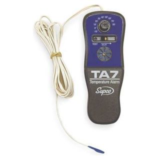 Supco TA 7 Temp. Alarm,  10 to 80F, Battery Operated