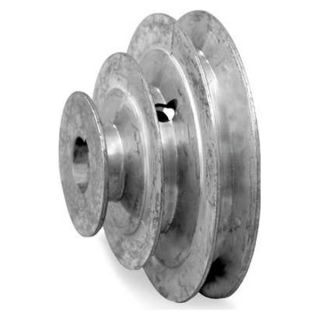 Congress SCA400 4X062KW V Belt Pulley, 4 In OD, 5/8 Bore, 4 Step