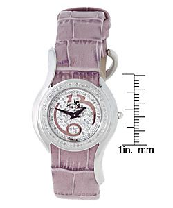 Lucien Piccard Espiral Diamond Lavender Watch