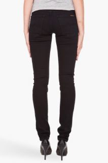 Nudie Jeans Tight Long John Black Jeans for women