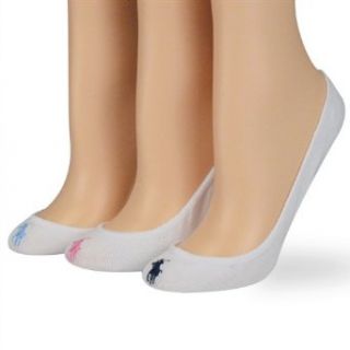 Ralph Lauren womens socks Ultra Low Liner white 3pairs
