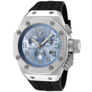 Swiss Legend Mens Trimix Diver Black Silicone Watch