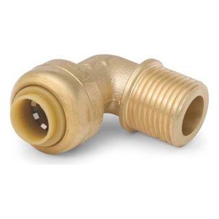 Sharkbite U276 Male Elbow, 1/4 x 3/8 In, 1.28 In L