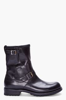 G Star Black Patton Iii Rigger Boots for men