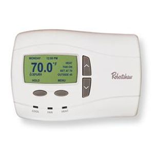 Robertshaw 9801I Thermostat, 1h/1c