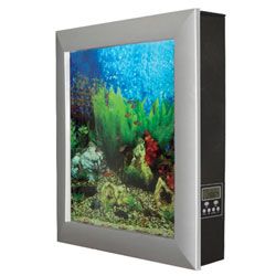 Aquavista 500 Wall mounted Silver Frame Aquarium