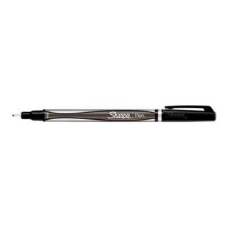 Sharpie 1765293 Permanent Pen, Stick, Medium, Black, PK 12