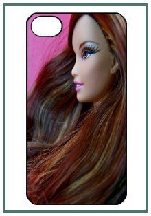 Barbie iPhone 4 iPhone4 Black Designer Hard Case Cover