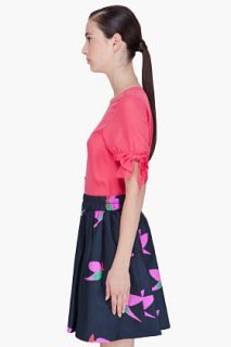 Marc By Marc Jacobs Pink Emery Silk Blouse for women