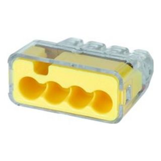 Ideal Industries Inc 30 1034 86 Yellow 4 Port In Sure[TM] Push In Wire