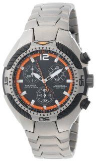 Nautica Mens N28513G NST 200 Titanium Chronograph Watch Watches