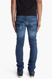 Nudie Jeans Thin Finn Org Strikey Used Jeans for men