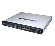 Cisco SRW224P 24 port 10/100 + 2 port Gigabit Switch