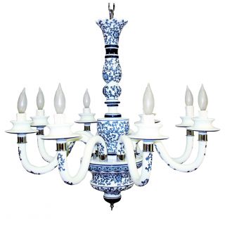 White Chandeliers and Pendants Hanging and Flush