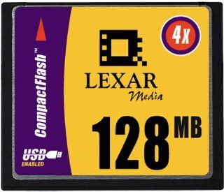 Lexar Media 128 MB CompactFlash Digital 4X ( CF128 231 ) Electronics