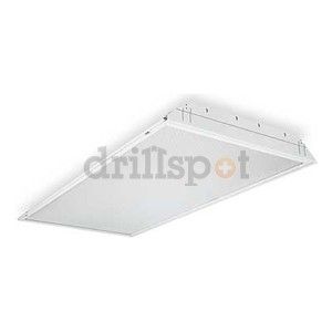 Lithonia 2GT8 3 32 A12 MVOLT 1/3 GEB10IS EL Recessed Troffer Fixture, 32WT8, 120/277